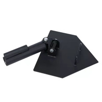 Plateforme de musculation T-Bar Row avec base Landmine pivotante à 360 degrés en acier robuste, compatible avec les barres de 2 et 1 pouce pour l'entraînement en salle de sport