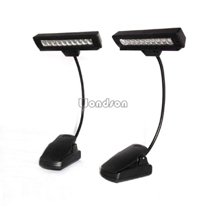 Lampe de lecture portable à col de cygne réglable avec 10 LED pour livres et partitions musicales - Product Image 4