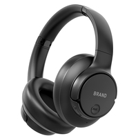 Casque supra-auriculaire sans fil BT5.3 hybride ANC casque antibruit pour le sport bon marché d'usine