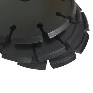 China Manufacturer Circular Silent Concrete Floor grooving saw blade V-tooth grooving cutting diamond saw blade