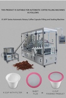 Filtre non tissé PP Keurig K Cup avec couvercle en aluminium, dosettes à café vides jetables