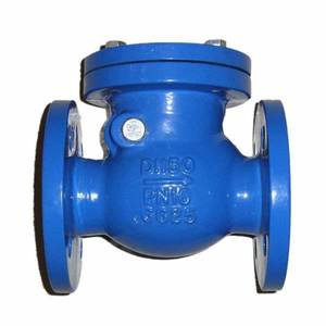 DN50-DN350 PN16 Duktiles Gusseisen Flansch-Rückschlagventil <span class=keywords><strong>4</strong></span> Zoll Schwing-Rückschlagventil für Wasser - Product Image 1