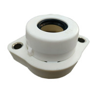 Unités de roulements à insert en acier inoxydable avec bride en plastique blanc CTL204 CFL204/USFD204