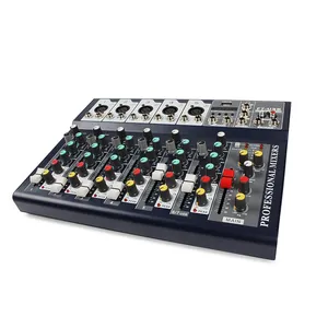 Mixer per microfono a canale fabbricato Console Audio impianto di miscelazione del cemento Usb Ce OEM Table De Mixage amplificatore Sono AC100-240V AC
