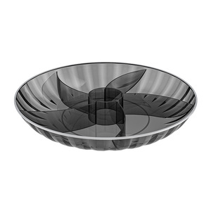 Divided Fruit Platter Plastic Material Dishwasher Safe For Home Living Room <b>Coffee</b> <b>Table</b> Use - Product Image 3