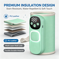 Chauffe-biberon sans fil à température réglable, portable et rechargeable pour poussette