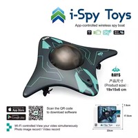 Jouets bateaux télécommandés sous-marins miniatures 6CH 2.4G avec connexion APP par téléphone, caméra WIFI FPV, jouets bateaux télécommandés pour enfants