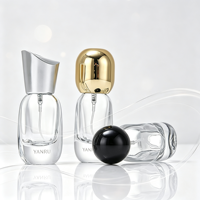 Flacon de parfum miniature vide de 15 ml, flacon en verre personnalisé avec logo, flacon en verre rechargeable pour emballage cosmétique