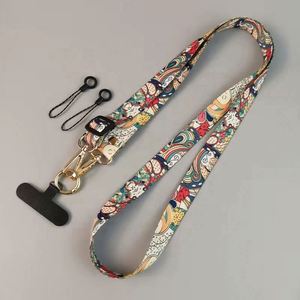 Mobile Phone <b>Lanyard</b> Necklace Cross-body Leopard Print Adjustable Shoulder Width Pendant Anti Loss Sling Belt Clip - Product Image 2