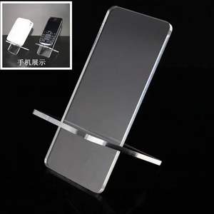 Современная акриловая подставка для телефона Mesibo в форме X, водонепроницаемая прозрачная витрина для стола или прилавка - Product Image 4