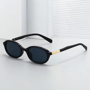 Logo Custom 2026 Retro Unisex Colorful <b>Leopard</b> <b>Print</b> Light Weight UV400 Full Rim Small Frame Oval <b>Sunglasses</b> - Product Image 2