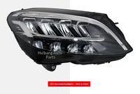 Kit de rétrofit de phares LED à double projecteur pour Mercedes-Benz Classe C W205 2014-2018 OLIVER, 35W 12V, feux de jour