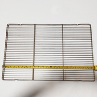 Panier à griller en plein air familial maille de refroidissement accessoires de barbecue en acier inoxydable pour rôtir la viande support de gril de légumes