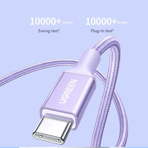 Câble tressé en silicone <span class=keywords><strong>UGREEN</strong></span> USB-C vers USB-C <span class=keywords><strong>PD</strong></span> à charge rapide <span class=keywords><strong>PD</strong></span> 60w Câble USB C - Product Image 2