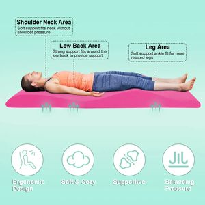 Lash Bed Topper Cojín de espuma de masaje con curvas para salón Cama de masaje ergonómica Topper con cubierta extraíble Uso en <span class=keywords><strong>SPA</strong></span> - Product Image 5