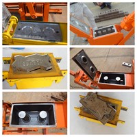 Machine de fabrication de briques d'argile à emboîtement de pavage hydraulique de terre comprimée WT1-40 Machine de fabrication de briques de boue