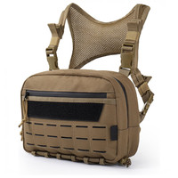 Sac à dos tactique multifonctionnel EDC, sac de poitrine tactique Molle pour homme, sac de poitrine pour le cyclisme, la randonnée et l'EDC