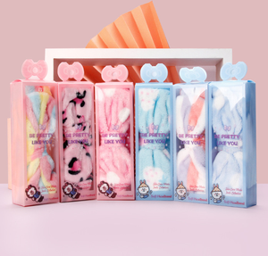 Soft Headband <strong>Gift</strong> Set for Girls, Pastel Headbands with Cute Cloud &amp; <strong>Bow</strong> Patterns - Product Image 2