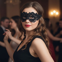 Fournisseur en gros de masques de carnaval en dentelle et sequins, accessoires de fête pour femmes adultes, vente en gros