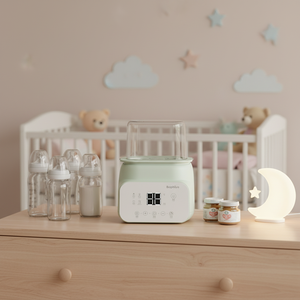 Calentador de biberones 6 en 1, esterilizador, termostato pro con panel de pantalla táctil grande - Product Image 1