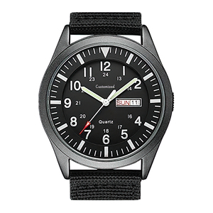 Nuovo orologio data e settimana 12/24 ore display orologi da uomo. Cinturino in Nylon per orologio Casual Shi Ying - Product Image 3