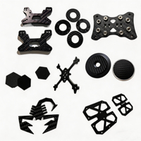 Châssis de drone en fibre de carbone découpé sur mesure par CNC |   Cadre en fibre de carbone haute résistance pour modèles FPV et RC