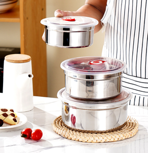 DFL12010 Lonchera Portátil, Práctica Recipiente Hermético de Acero Inoxidable con Tapa, Recipiente Redondo para Sopa, Caja de Almacenamiento de Gran Capacidad - Product Image 3