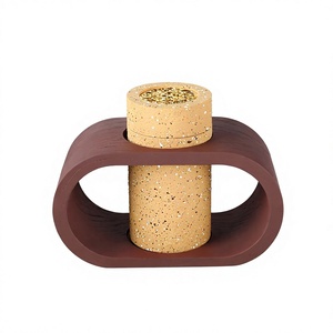 Brûleur d'encens Bakhoor en bois de luxe, design traditionnel pour l'oud, parfum d'ambiance et cadeaux festifs - Product Image 1