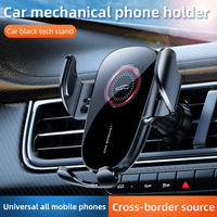 Support de téléphone de voiture rotatif à 360° à commande manuelle, fixation silencieuse sur grille d'aération, léger, support GPS, directement de l'usine