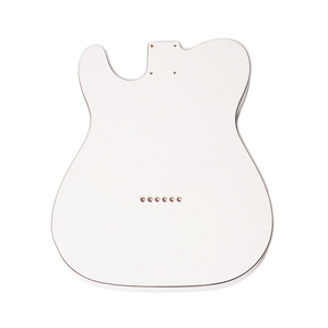 กีตาร์ไฟฟ้าแบบ Solid Body รุ่น Fashion Custom OEM ไม้ Paulownia สีขาว  แบบยังไม่เคลือบสี Nitro  สำหรับประกอบเอง - Product Image 2