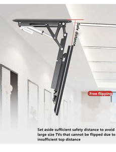 Soporte de Pared para TV de Techo con Ajuste Multidireccional Motorizado y Plegable - Product Image 5