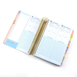 Biểu Tượng Tùy Chỉnh In Xoắn Ốc Kế Hoạch Hàng Ngày Học Tập Học Sinh Trung Học Kế Hoạch Nhật Ký Chương Trình Nghị Sự Máy Tính Xách Tay - Product Image 4