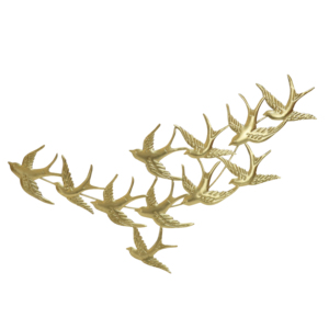 Décoration murale <span class=keywords><strong>hirondelle</strong></span> de luxe moderne pour le salon Décorations pour la maison en gros Matériau métallique - Product Image 5
