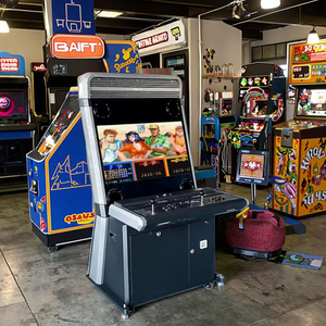 <span class=keywords><strong>ตู้</strong></span>เกมอาร์เคดแบบตั้งพื้น คลาสสิค หลายเกม ทำจากไม้ รองรับผู้เล่น 2 คน ใช้เหรียญ พร้อมรับประกัน 1 ปี - Product Image 1