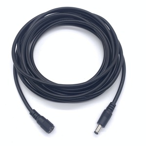 สายไฟต่อพ่วง24V 12V ตัวผู้และตัวเมียปลั๊กอะแดปเตอร์แจ็คเชื่อมต่อซ็อกเก็ตสายไฟ5.5*2.1มม. DC สำหรับกล้องวงจรปิด - Product Image 4