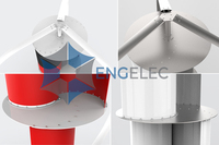 Éolienne domestique à axe vertical 300W-3KW 48V 2000W Fabricants d'éoliennes à faible bruit et à haute efficacité
