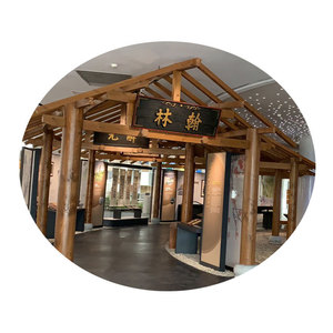 Chinese Style Pressure Treated <b>Wood</b> Pergola Rectangular Frame Park Outdoor Arbor - Product Image 1