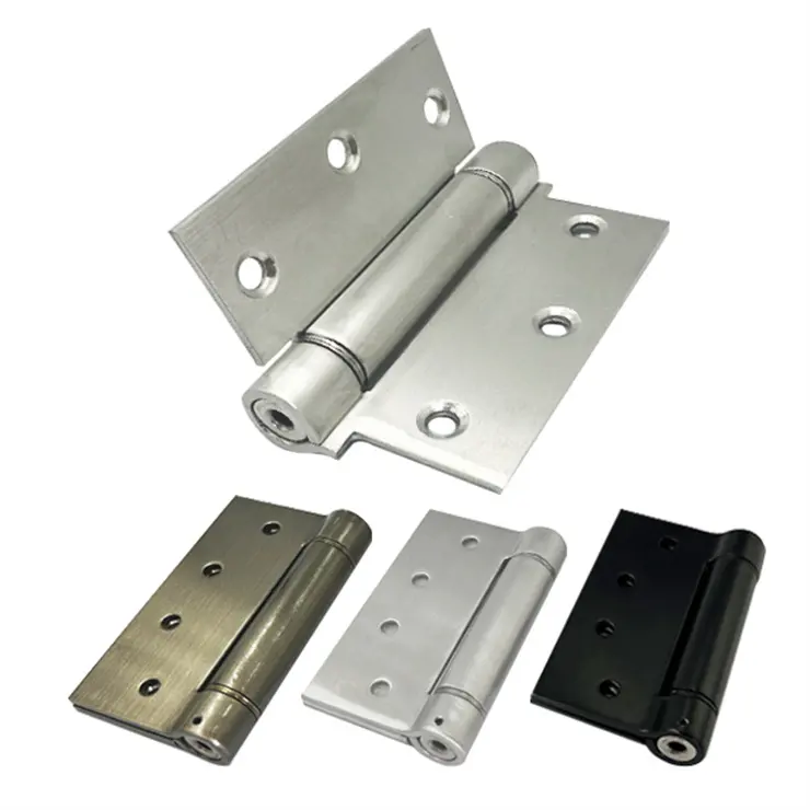 Soft closing Pivot Door Hinges 90 Degree Frameless Brass Satin Steel Polish Stainless Style Sliver Spring Door Hinges