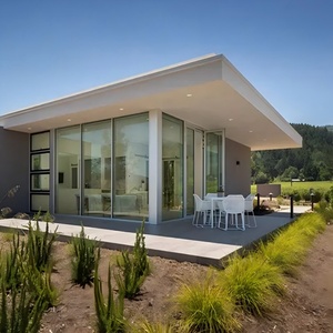 Modern Customized Steel Frame Prefab House Factory Direct Supply Low Cost Contemporary for Villa Apartment Made Sandwich Panel - Product Image 1