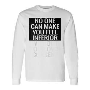 T-shirt à manches longues avec citation de motivation et de pensée positive, pour l'estime de soi, style Raglan Baseball Tee - Product Image 1