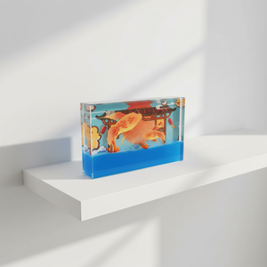 Su misura 3D animale acrilico liquido cornice per foto 3D Floater colori liquidi per olio o acqua di plastica categoria cornici - Product Image 1
