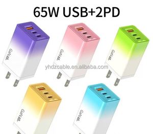 Best Selling Quick Charger Block <b>Type</b> <b>C</b> <b>USB</b> Wall Charger 65W Fast Charging <b>USB</b>-<b>C</b> Power <b>Adapter</b> for Smart Phones - Product Image 2