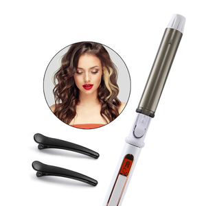 2025 Tragbares profession elles Lockenwickler-Set Schnell erhitzen der Eisens tab mit LCD PTC Custom <span class=keywords><strong>Best</strong></span> 32mm Lauf durchmesser Elektro kunststoff - Product Image 1