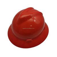Casque de sécurité Wejump à bord large avec coque de suspension, protection contre les impacts supérieure et sangles de couronne auto-ajustables
