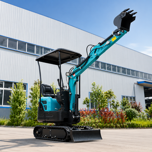 <span class=keywords><strong>Mini</strong></span> Escavatore Cingolato Zero Tail Pilotato con Cabina, Escavatore Idraulico per Lavori in Frutteto, Giardino e Cortile con Martello Demolitore e Pinza - Product Image 5