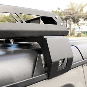 Accessoires de <span class=keywords><strong>voiture</strong></span> tout-terrain LLOYDBERG 4WD, <span class=keywords><strong>porte</strong></span>-bagages de toit en acier et aluminium avec échelle pour Jeep Wrangler JL 2018+ 2 portes - Product Image 3