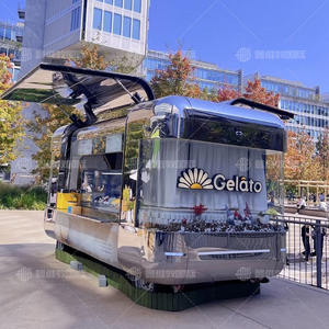 Remolque de Comida Móvil American Standard para Venta de Snacks, Helados, Pizza, Anillos de Calamar, Camión de Comida, Cocina Móvil, Remolque de Comida Resistente a la Oxidación - Product Image 4