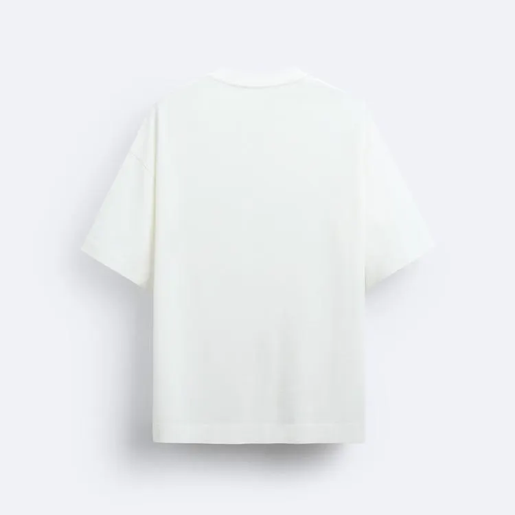 T-shirts pour hommes épais 100% coton avec logo personnalisé T-shirts vierges T-shirt de haute qualité à épaules tombantes pour hommes