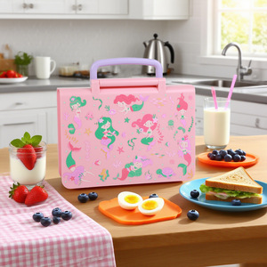 Boîte à lunch pour enfants en plastique alimentaire, boîte à lunch portable grande capacité - Product Image 2