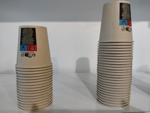 แก้วกระดาษพิมพ์ลายตามสั่ง ขนาดพิเศษ ผลิตในเวียดนาม พร้อมเคลือบด้านใน ผนังลูกฟูกเดี่ยว/คู่ ใช้แล้วทิ้ง รับผลิตแบบ OEM/ODM - Product Image 4